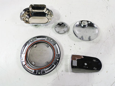 2015 Harley Touring FLHTKL E -Glide Low Gold Flames Chrome Cover Set 61319-09 {{ shop.shopifyCountryName }} - Mototech271