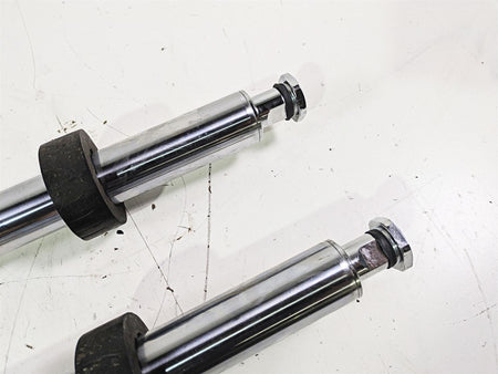 2003 Harley Touring FLHTCUI E-Glide 100th Chrome Front Fork Legs 41mm 46495-02A {{ shop.shopifyCountryName }} - Mototech271