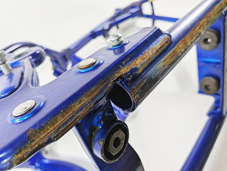 2005 Harley Softail FLSTFSE CVO Fat Boy Straight Blue Frame Chassis With Clean Mississippi Title 47008-00C-Mototech271