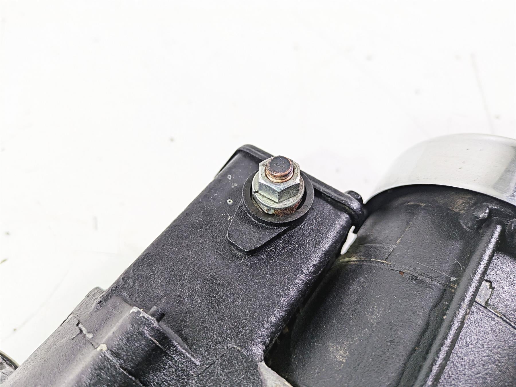 2007 Harley FXDWG Dyna Wide Glide Engine Starter Motor + Cover 31618-06A {{ shop.shopifyCountryName }} - Mototech271