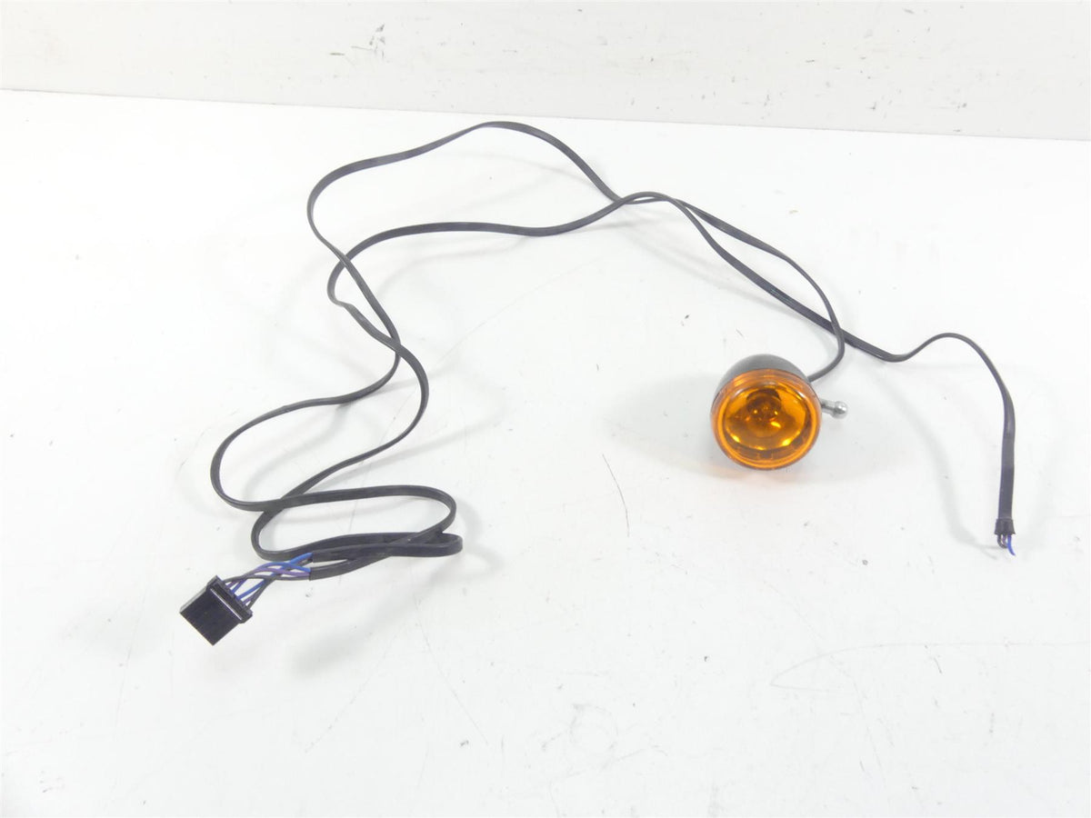 2009 Harley XR1200 Sportster Left Front Blinker Turn Signal + Wiring 68804-06 {{ shop.shopifyCountryName }} - Mototech271