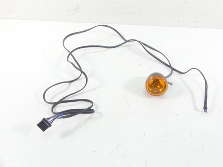 2009 Harley XR1200 Sportster Left Front Blinker Turn Signal + Wiring 68804-06 {{ shop.shopifyCountryName }} - Mototech271