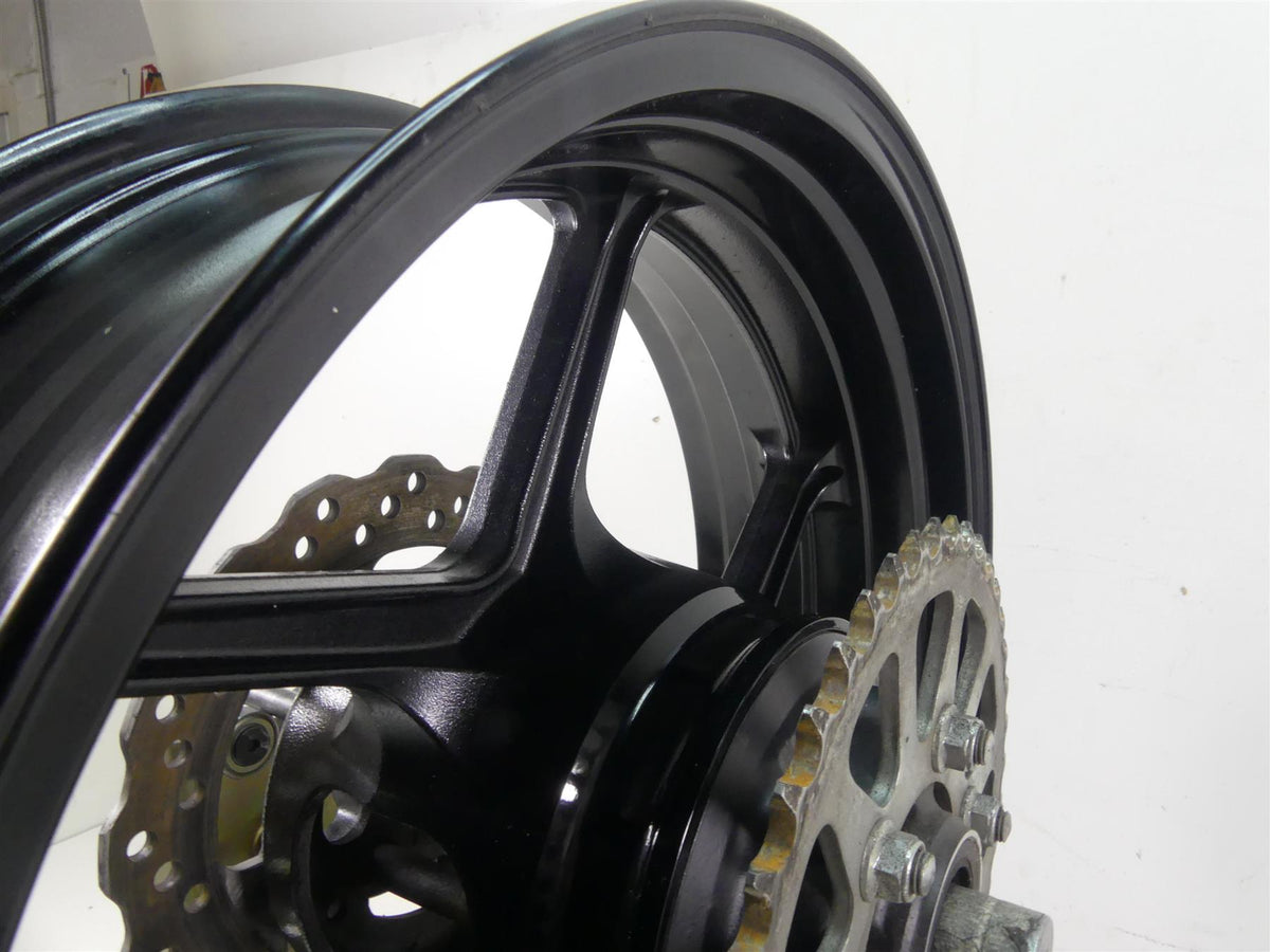 2013 Kawasaki ZX636 ZX6R Ninja Straight 17x5.5 Rear Wheel Rim 41073-0597-18F {{ shop.shopifyCountryName }} - Mototech271