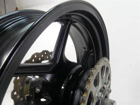 2013 Kawasaki ZX636 ZX6R Ninja Straight 17x5.5 Rear Wheel Rim 41073-0597-18F {{ shop.shopifyCountryName }} - Mototech271