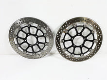 Load image into Gallery viewer, 2013 Ducati Hyperstrada 821 Front Brake Disc Set 49241011A | Mototech271
