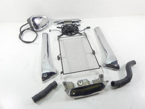 2008 Honda V-Twin VTX1800 N3 Radiator Chrome Cover Set & Fan 19044-MCV-N30 | Mototech271