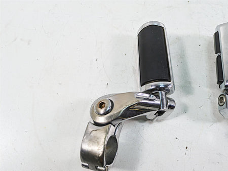 1999 Harley Touring FLHTC Electra Glide Eagle Chrome Highway Foot Peg Set {{ shop.shopifyCountryName }} - Mototech271