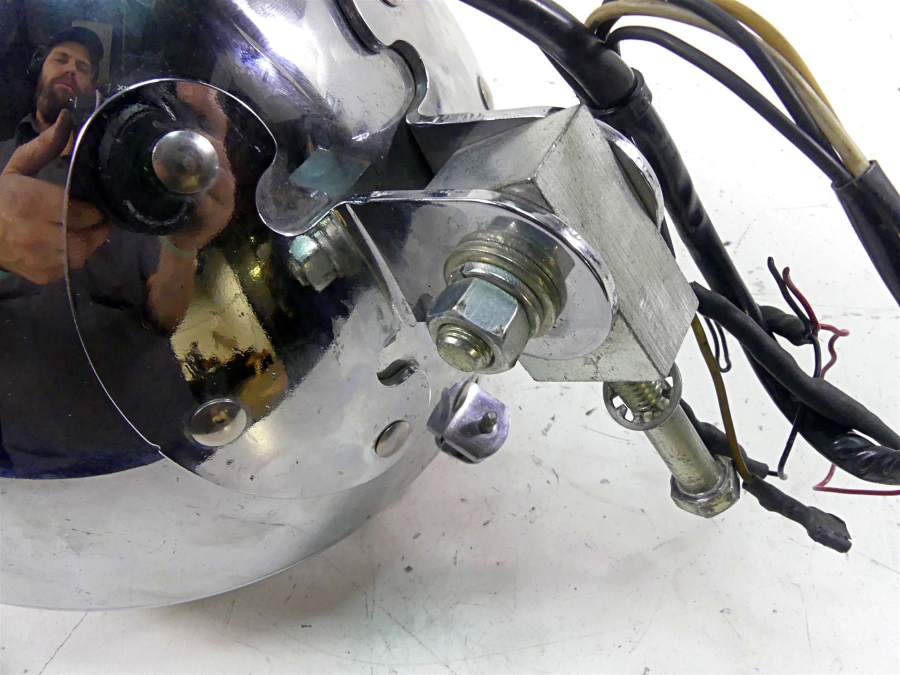 2011 Harley Softail FLSTF Fat Boy Headlight Head Light Lamp Led Lens 69748-05B {{ shop.shopifyCountryName }} - Mototech271