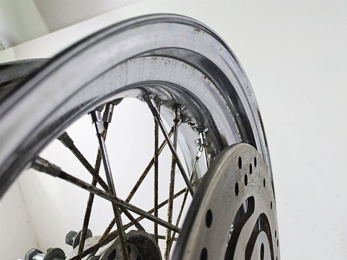 2007 Harley FXDWG Dyna Wide Glide Straight 17x4.5 Rear Wheel Rim 40979-06B {{ shop.shopifyCountryName }} - Mototech271