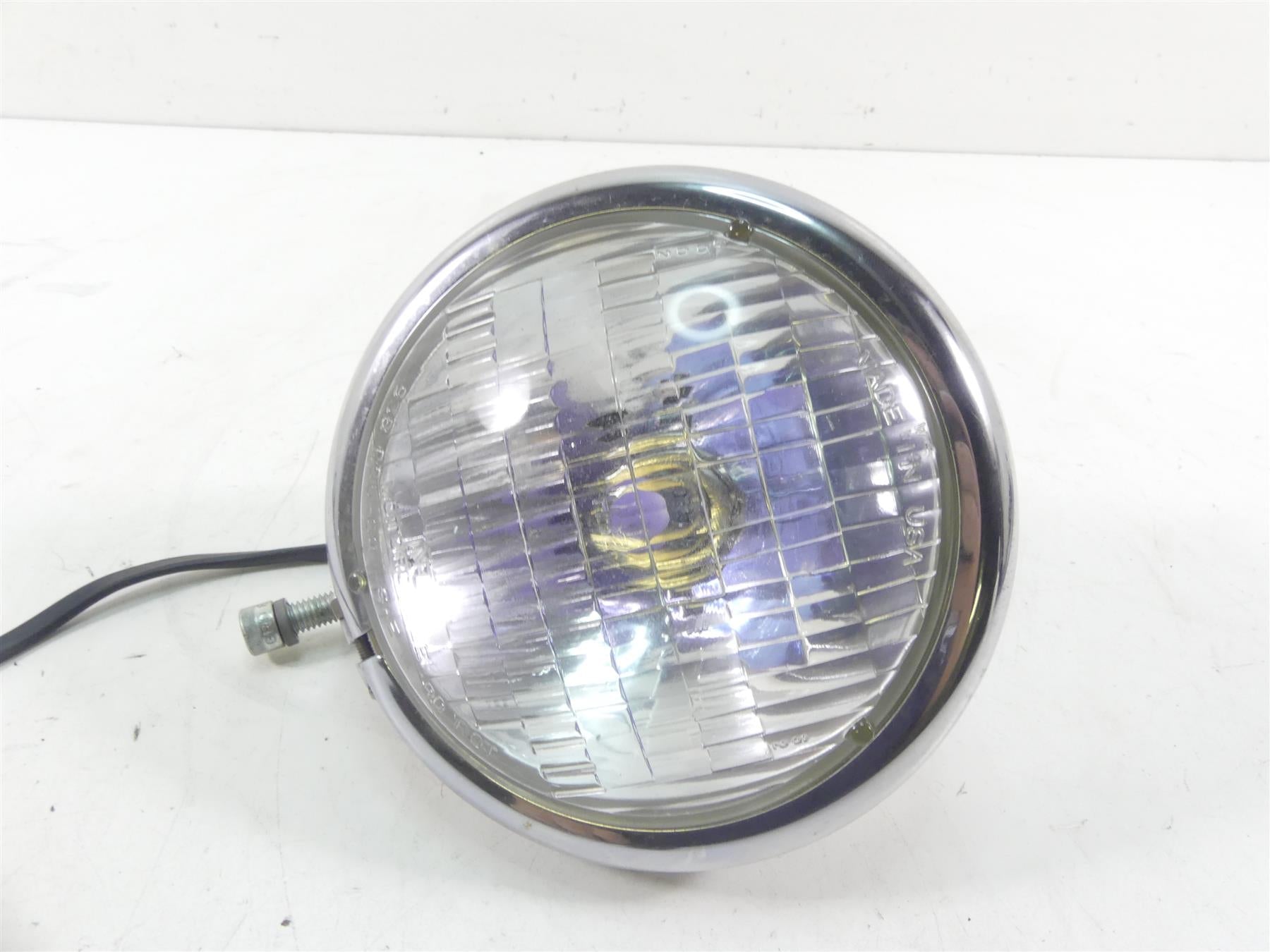2000 Harley Dyna FXR4 CVO Super Glide Headlight Head Light Lens Lamp 68295-99 {{ shop.shopifyCountryName }} - Mototech271