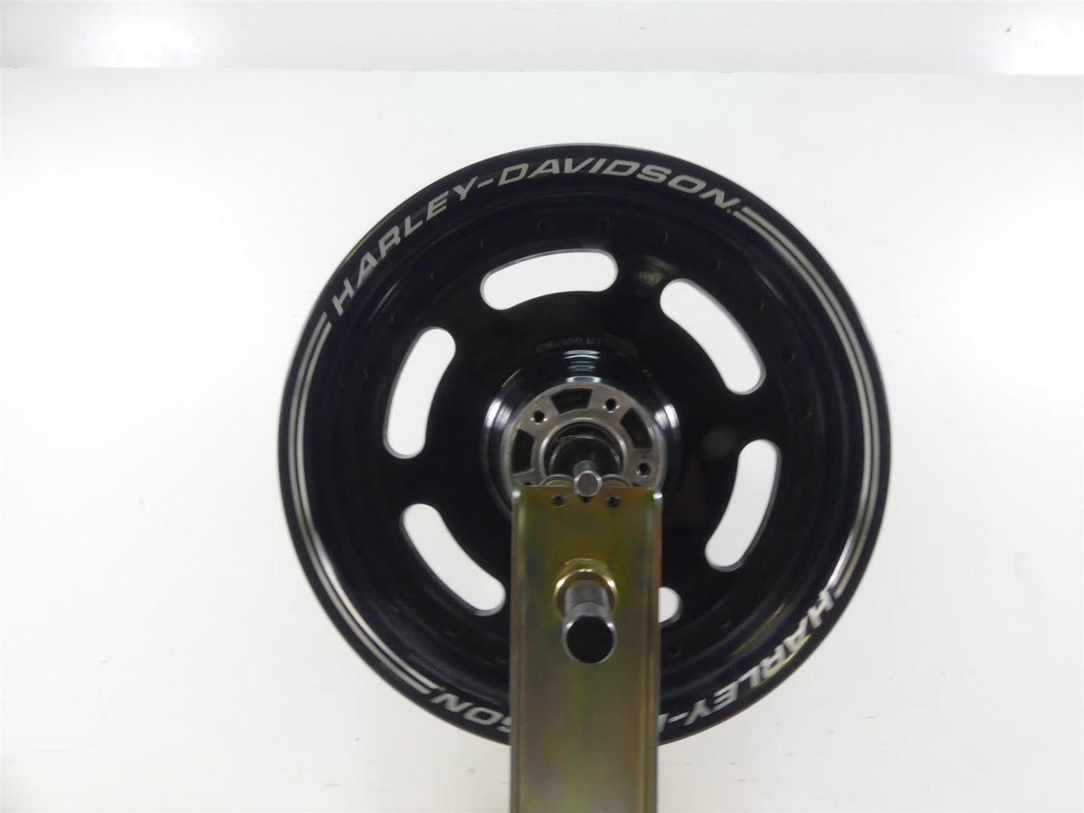 2014 Harley Dyna FXDF Fat Bob Straight Front Black Wheel Rim 16x3 43300254 {{ shop.shopifyCountryName }} - Mototech271