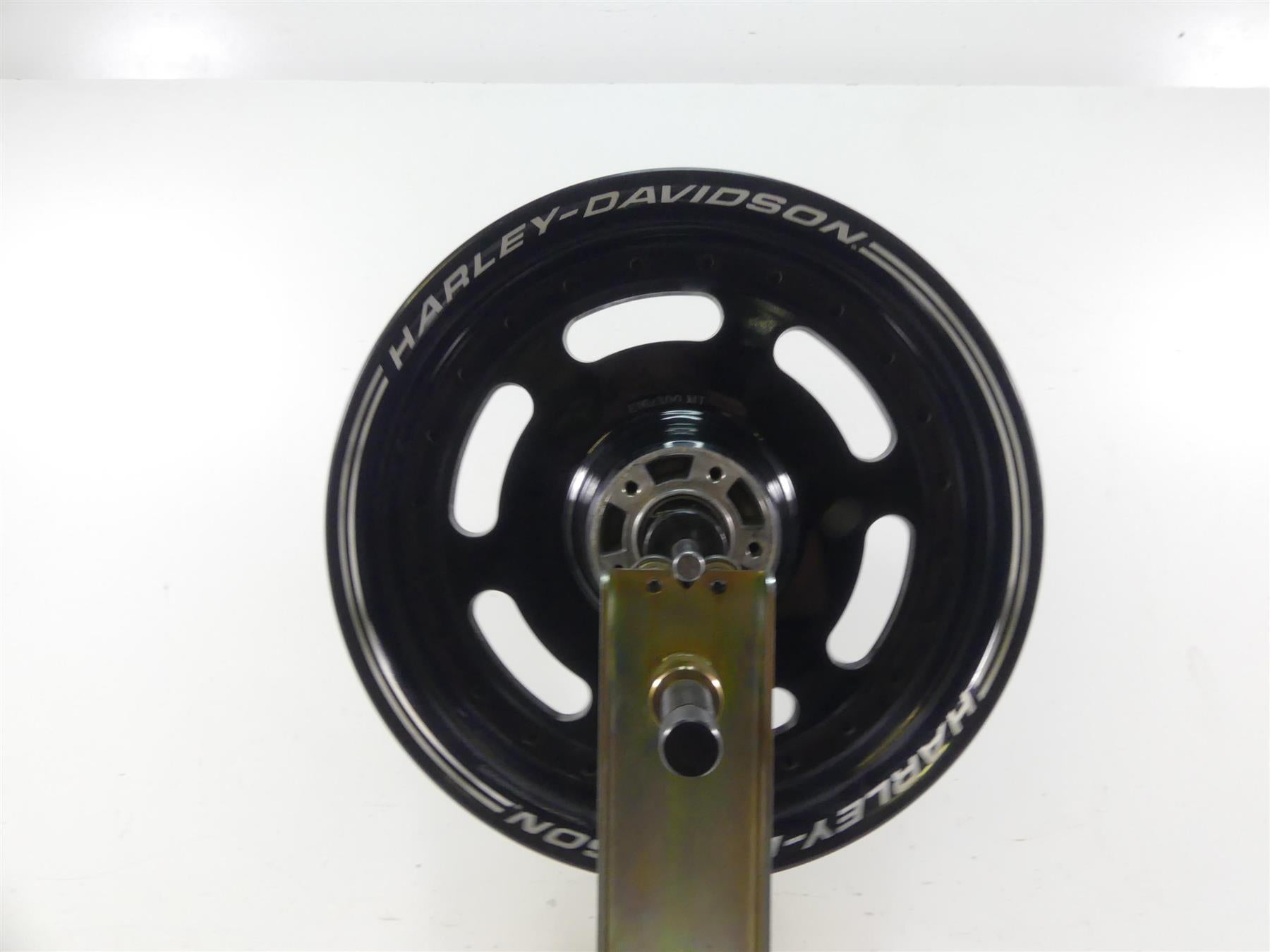 2014 Harley Dyna FXDF Fat Bob Straight Front Black Wheel Rim 16x3 43300254 {{ shop.shopifyCountryName }} - Mototech271
