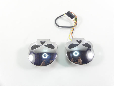 2008 Harley Softail FLSTSB Cross Bones W.G. Skull Fuel Gauge Tank Cap 75098-08A {{ shop.shopifyCountryName }} - Mototech271