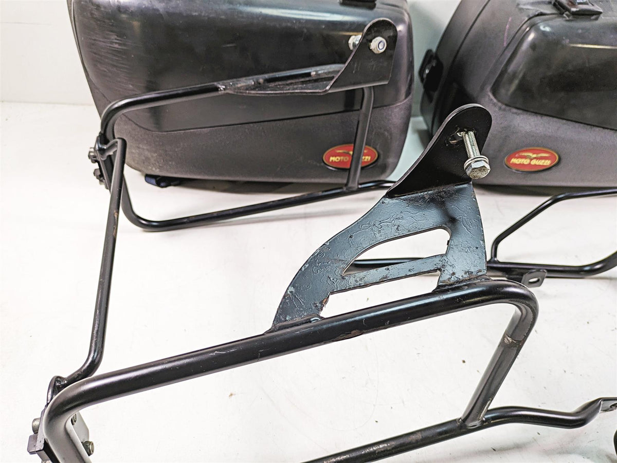 2013 Moto Guzzi V7 750 Stone Saddlebag Hard Bag & Luggage Rack Pannier Set {{ shop.shopifyCountryName }} - Mototech271