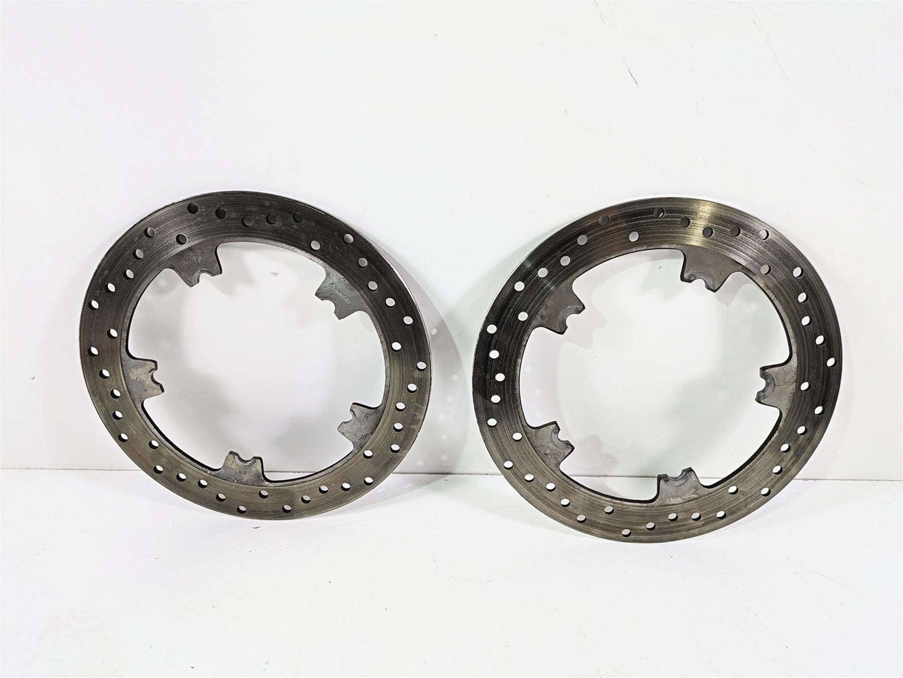 2006 Harley VRSCR Street V-Rod Front Brake Rotor Disc Set 44553-06A