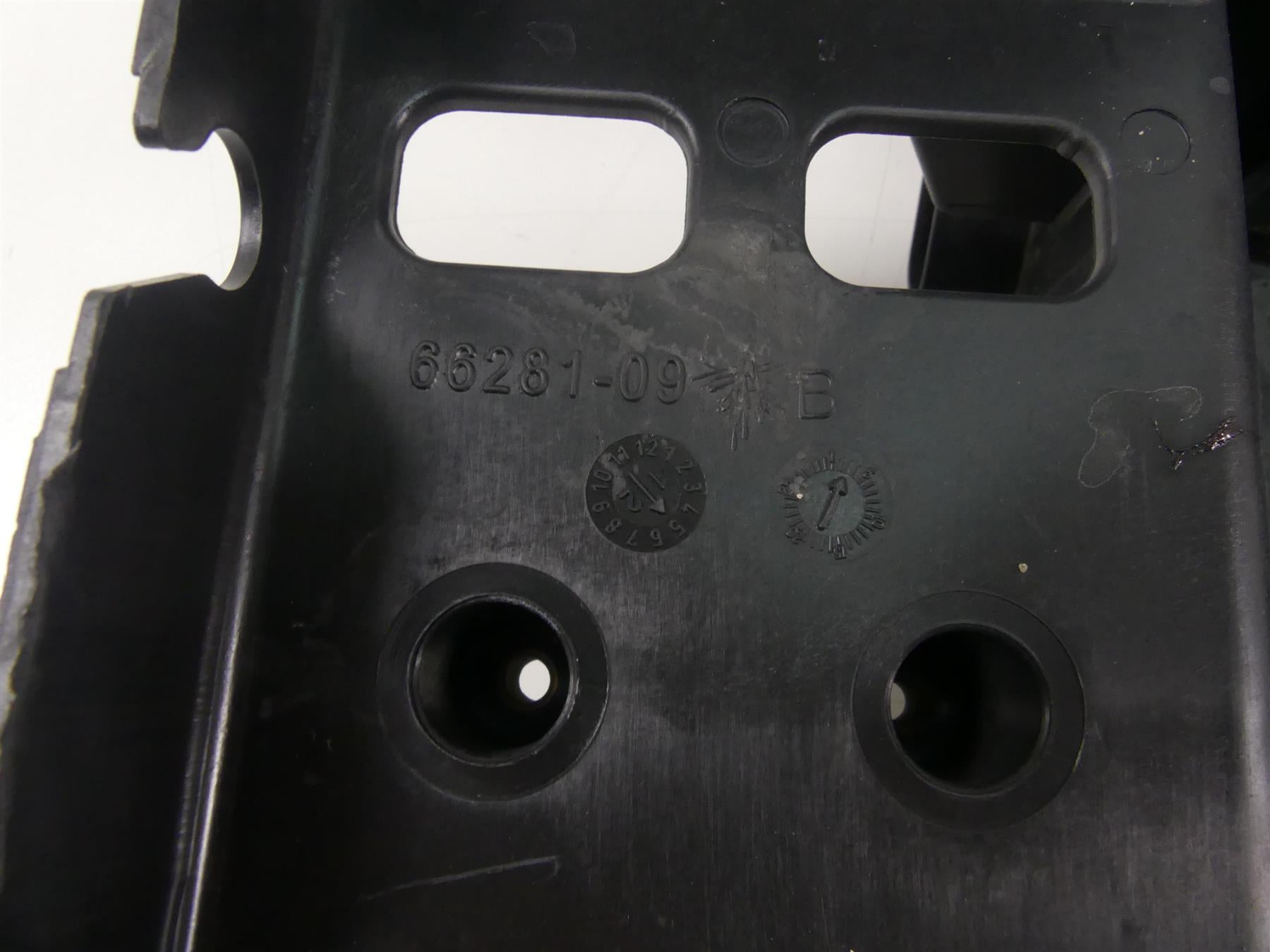 2012 Harley Touring FLHTK Electra Glide Battery Tray Electrical Holder 66281-09B {{ shop.shopifyCountryName }} - Mototech271