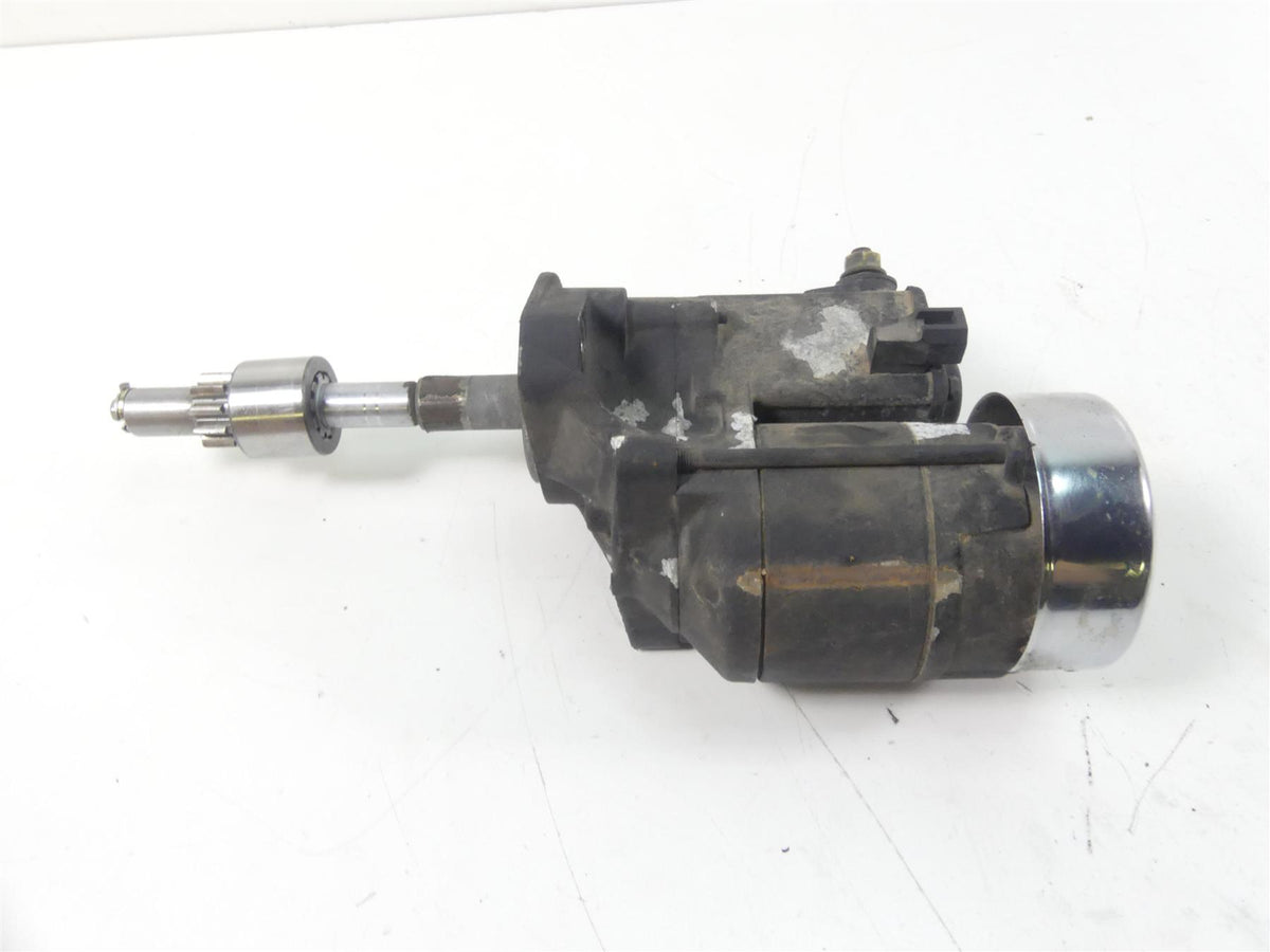 2002 Harley Softail FXSTDI Deuce Engine Starter Motor + Chrome Cover 31553-94B {{ shop.shopifyCountryName }} - Mototech271