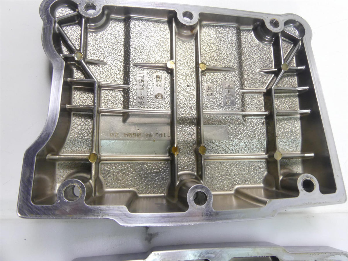 2005 Harley Touring CVO FLHTC SE Electra Glide Rocker Box Chrome Cover 17571-99 {{ shop.shopifyCountryName }} - Mototech271