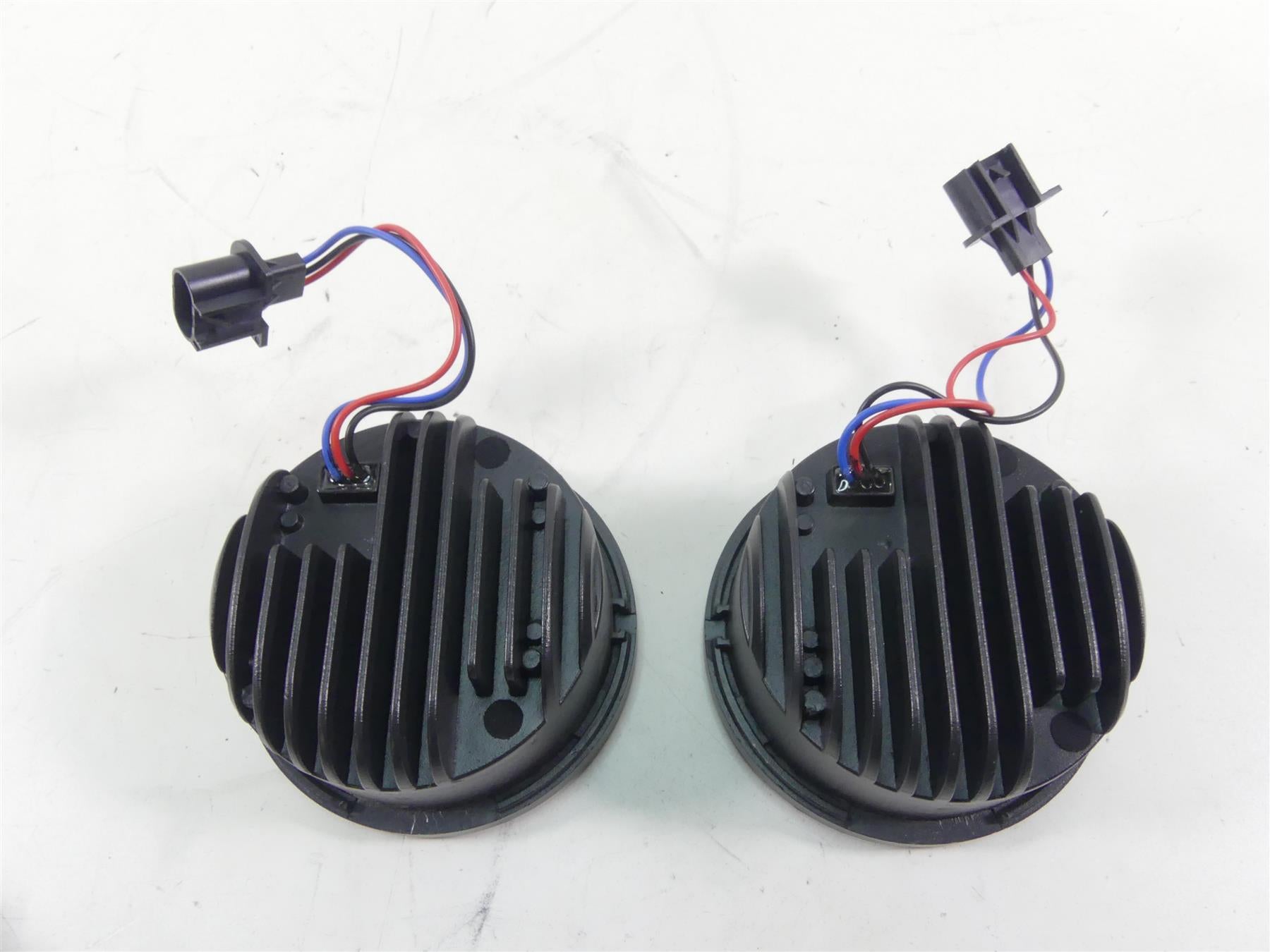 2014 Harley Dyna FXDF Fat Bob Led Headlight Light Bulb Lens Set - Scratched {{ shop.shopifyCountryName }} - Mototech271