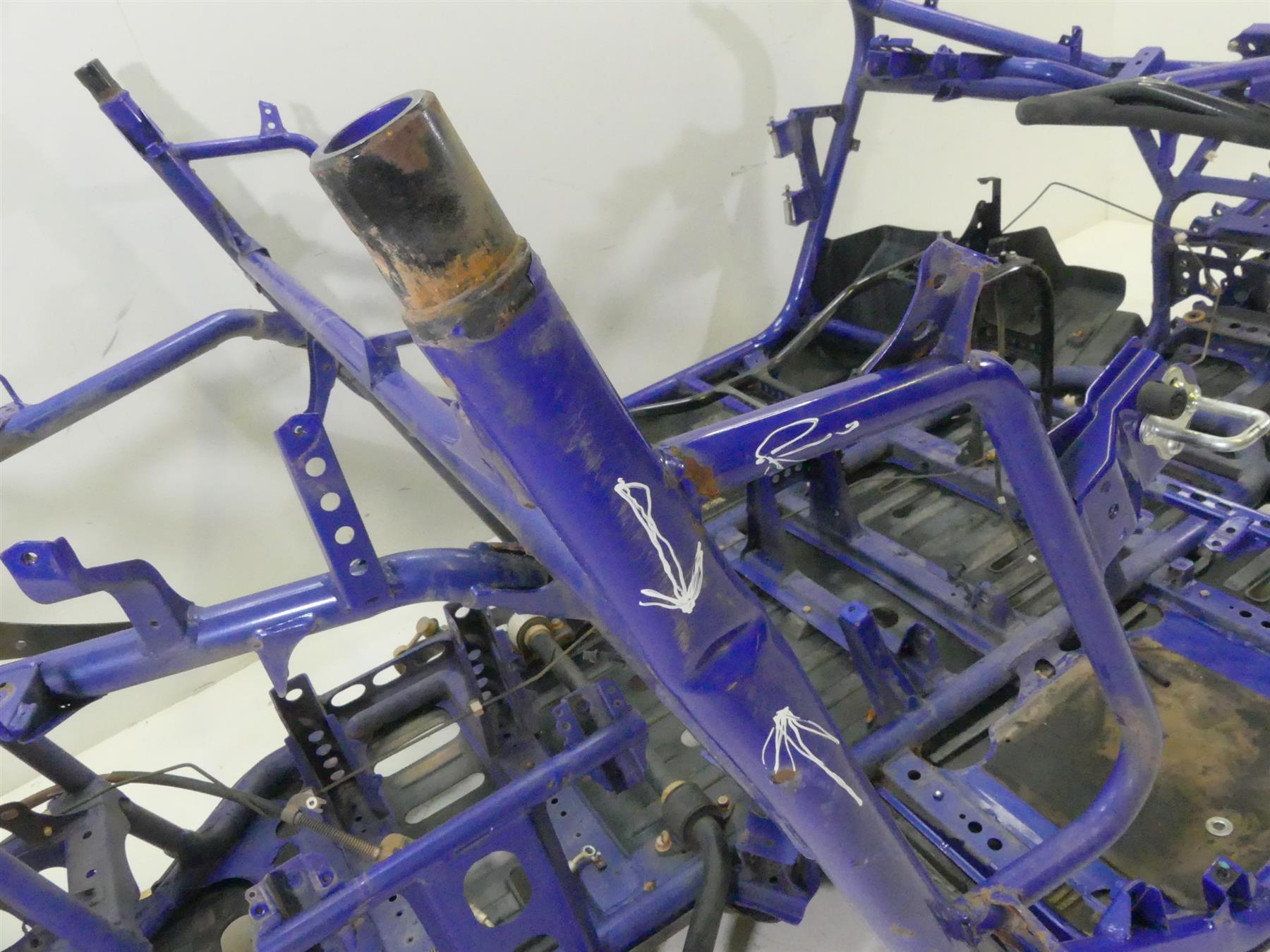 2017 Yamaha YXZ1000R EPS SS Main Frame Chassis + Doors -Slvg - Read 2HC-F1110-21 {{ shop.shopifyCountryName }} - Mototech271