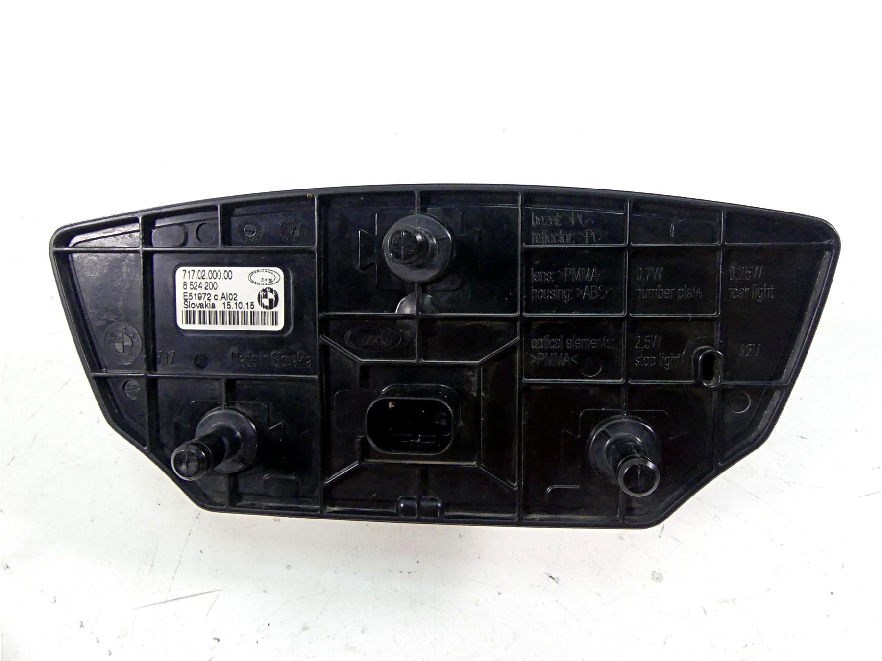2016 BMW R1200GS Adv K51 Taillight Tail Light Lamp Lens 63218524200 {{ shop.shopifyCountryName }} - Mototech271