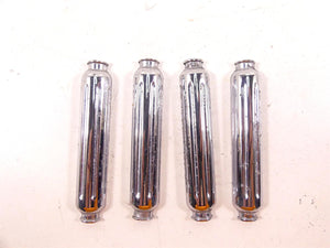 2007 Harley Touring FLHRSE CVO Road King Throttle Cable Chrome Cover Set