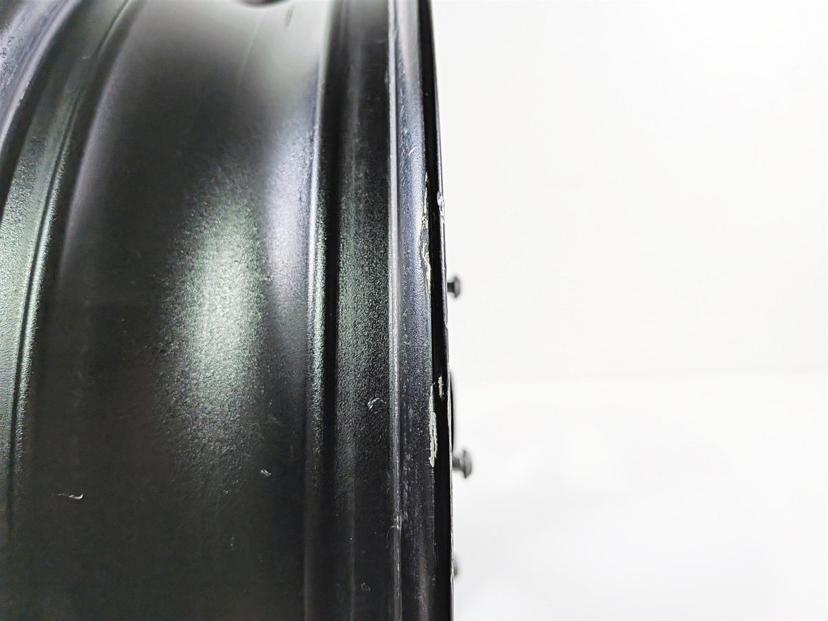 2008 Yamaha YZF R1 RN19 Straight Black Front Wheel Rim 17x3.5 5VY-25168-00 {{ shop.shopifyCountryName }} - Mototech271