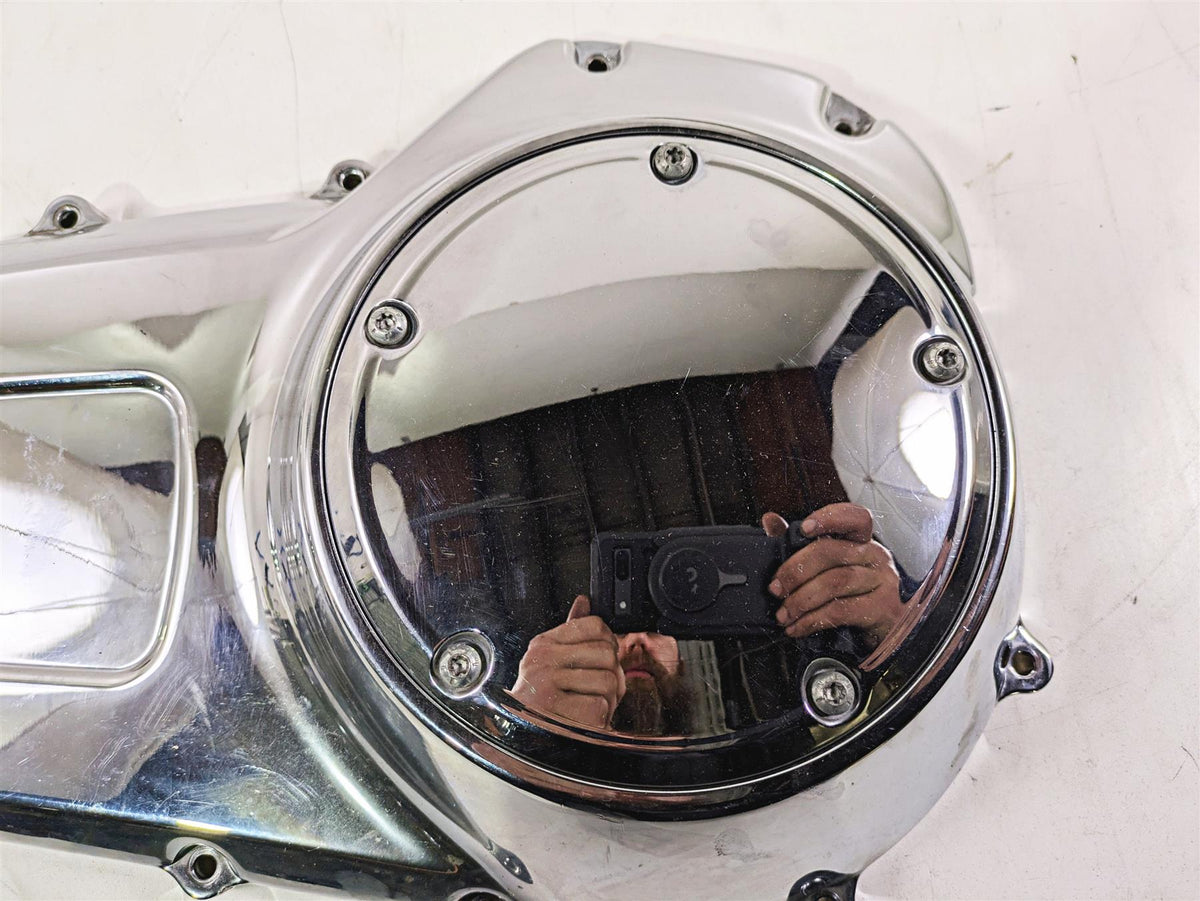2011 Harley Touring FLHTCUSE CVO E-Glide Outer Primary Drive Cover 60685-07 {{ shop.shopifyCountryName }} - Mototech271