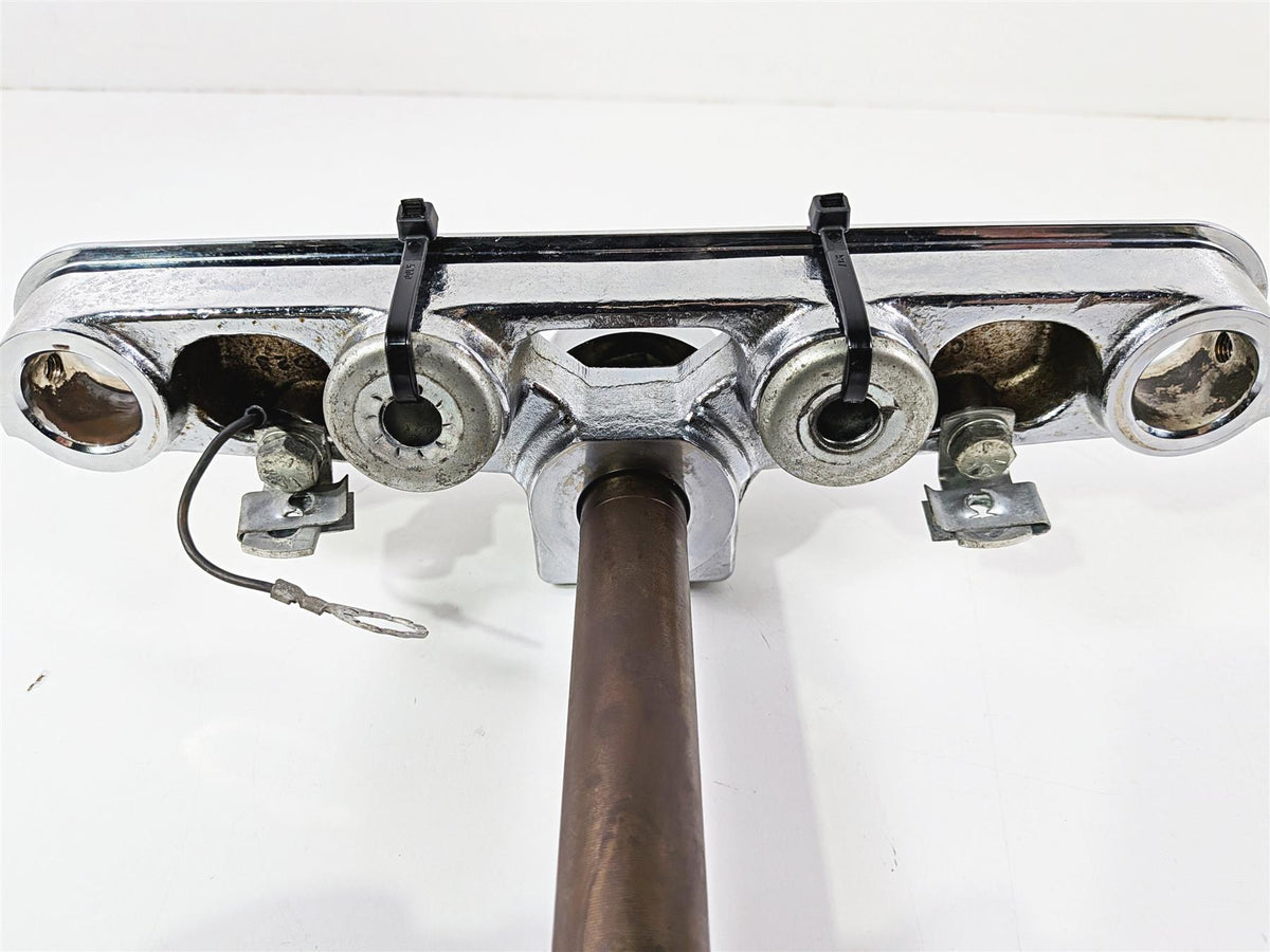 2005 Harley Softail FLSTFSE CVO Fat Boy Lower & Upper Triple Tree 45605-00A 45456-86B-Mototech271