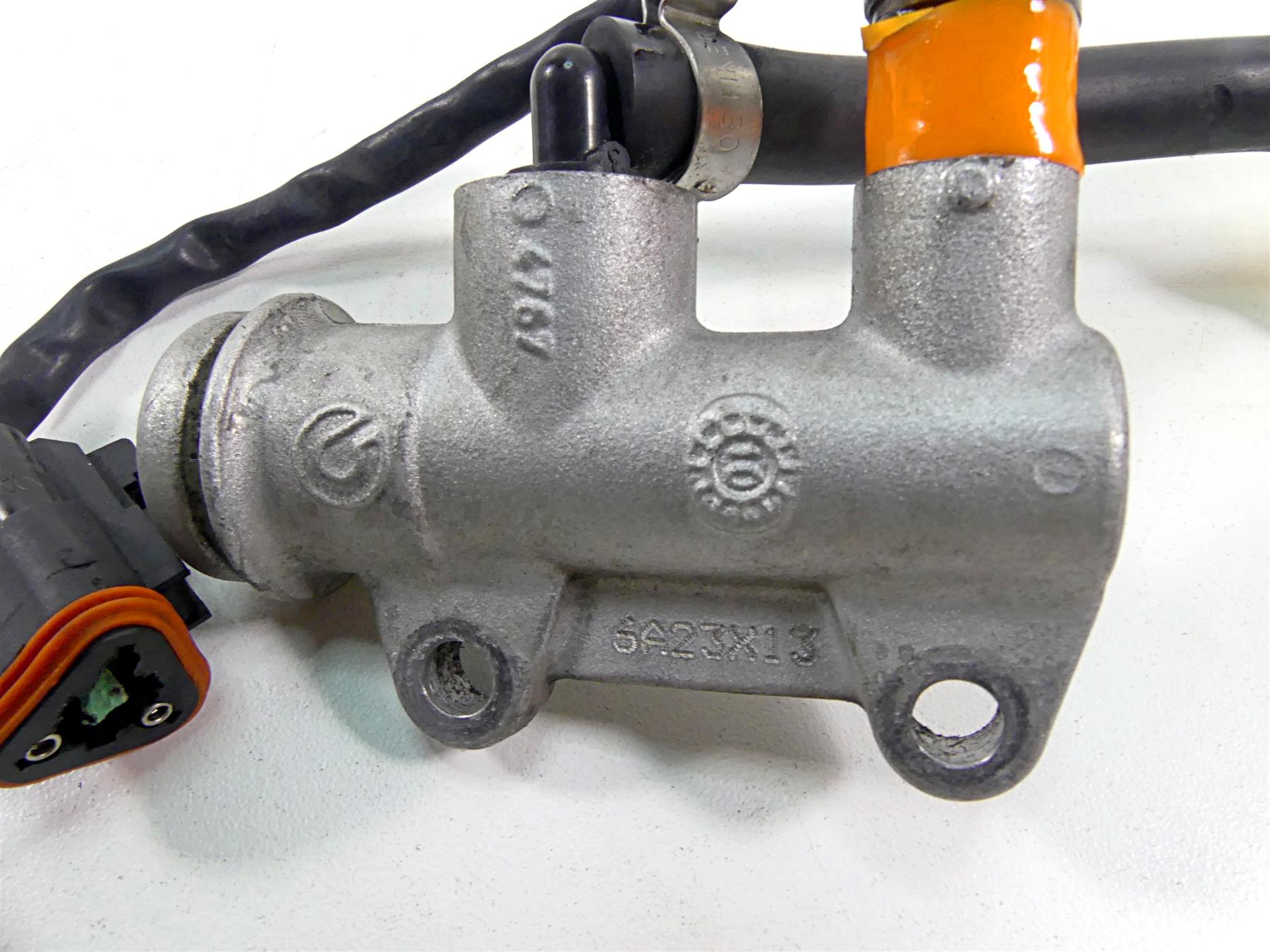 2012 Ducati Monster 1100 EVO Rear Brembo Brake Master Cylinder 62540041A {{ shop.shopifyCountryName }} - Mototech271