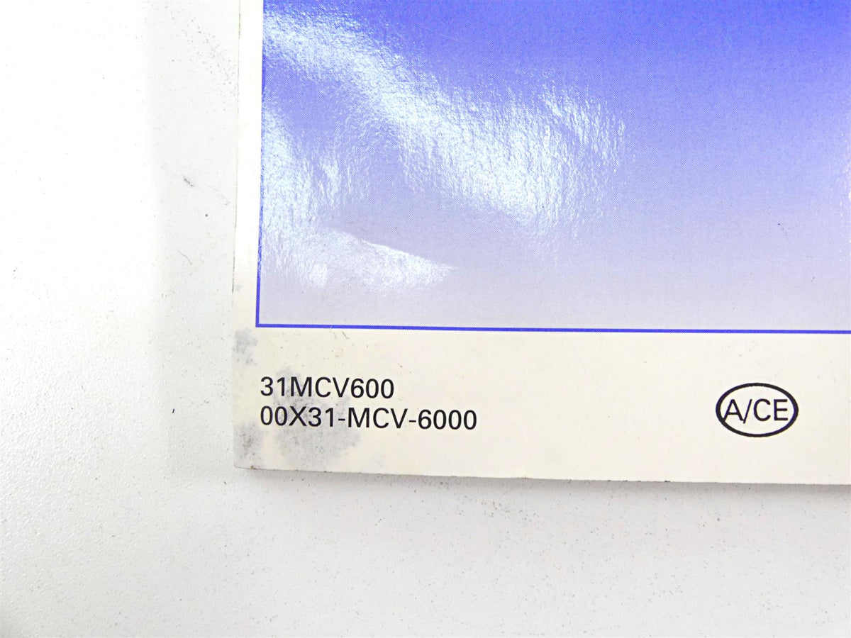 2002 Honda VTX1800 R Oem Owners Manuel Book 00X31-MCV-6000 31MCV600 {{ shop.shopifyCountryName }} - Mototech271