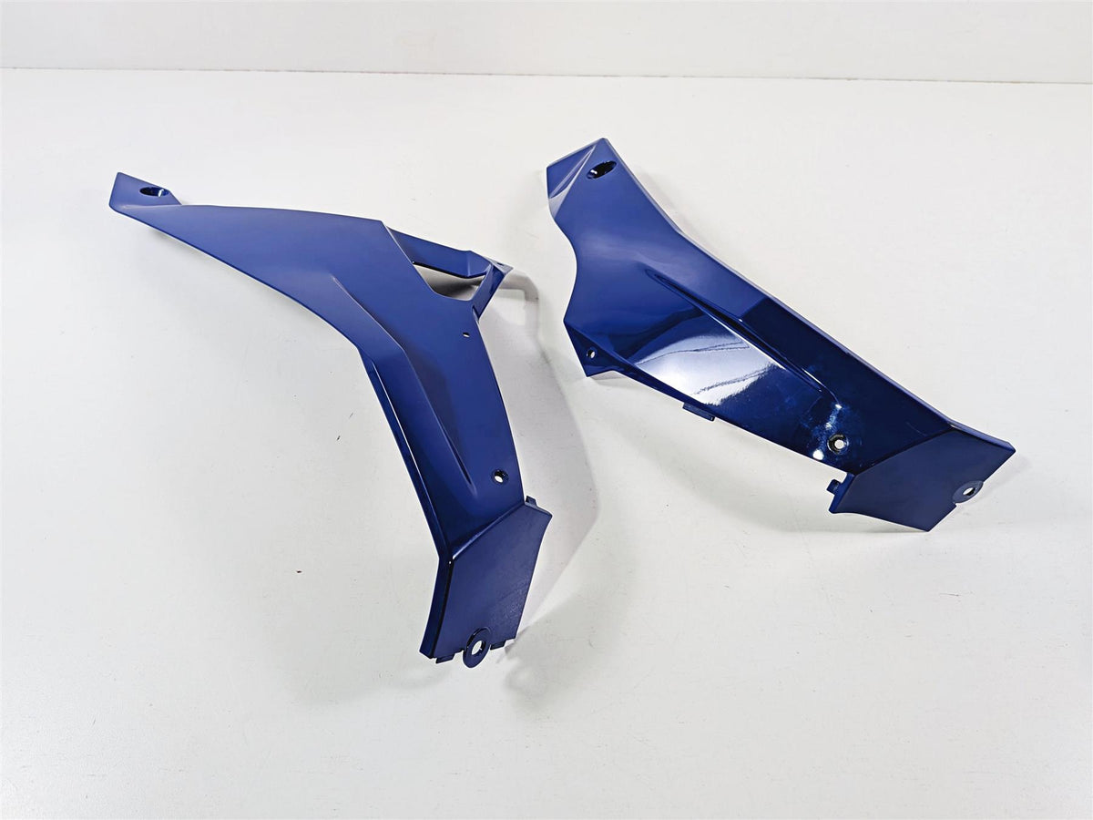 2024 Kawasaki EX500 Ninja 40th An. Blue Lower Belly Cover Fairing Set 55028-0888 {{ shop.shopifyCountryName }} - Mototech271
