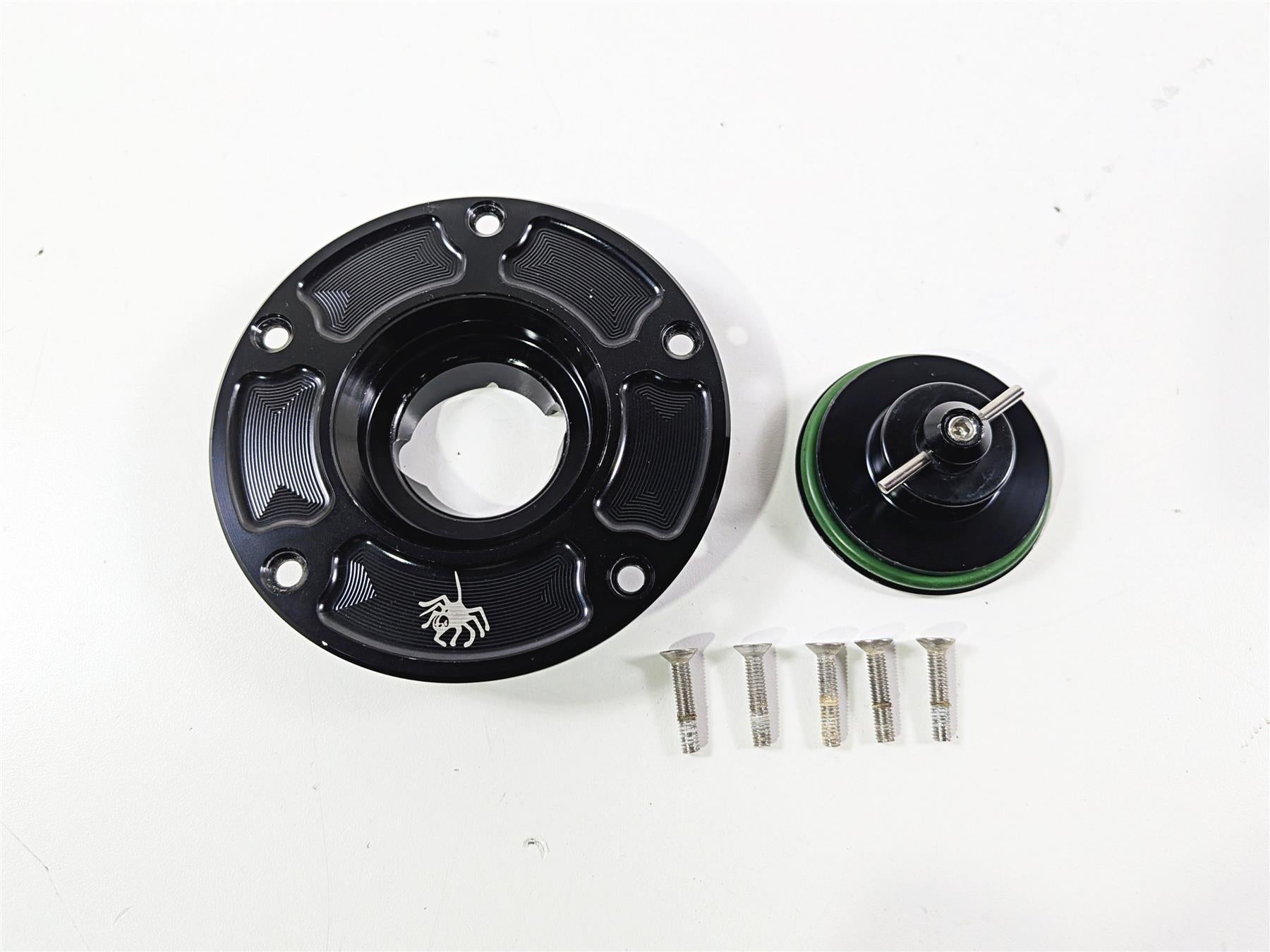 2018 Aprilia RSV4 RR Gas Cap Spider Quick Fuel Lid Inlet Tank {{ shop.shopifyCountryName }} - Mototech271