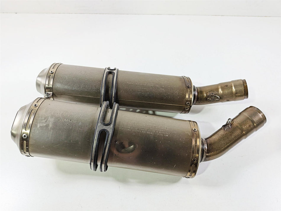2008 Ducati 1098 SBK Stock Exhaust Muffler Set - Read 57411962C 57311992C
