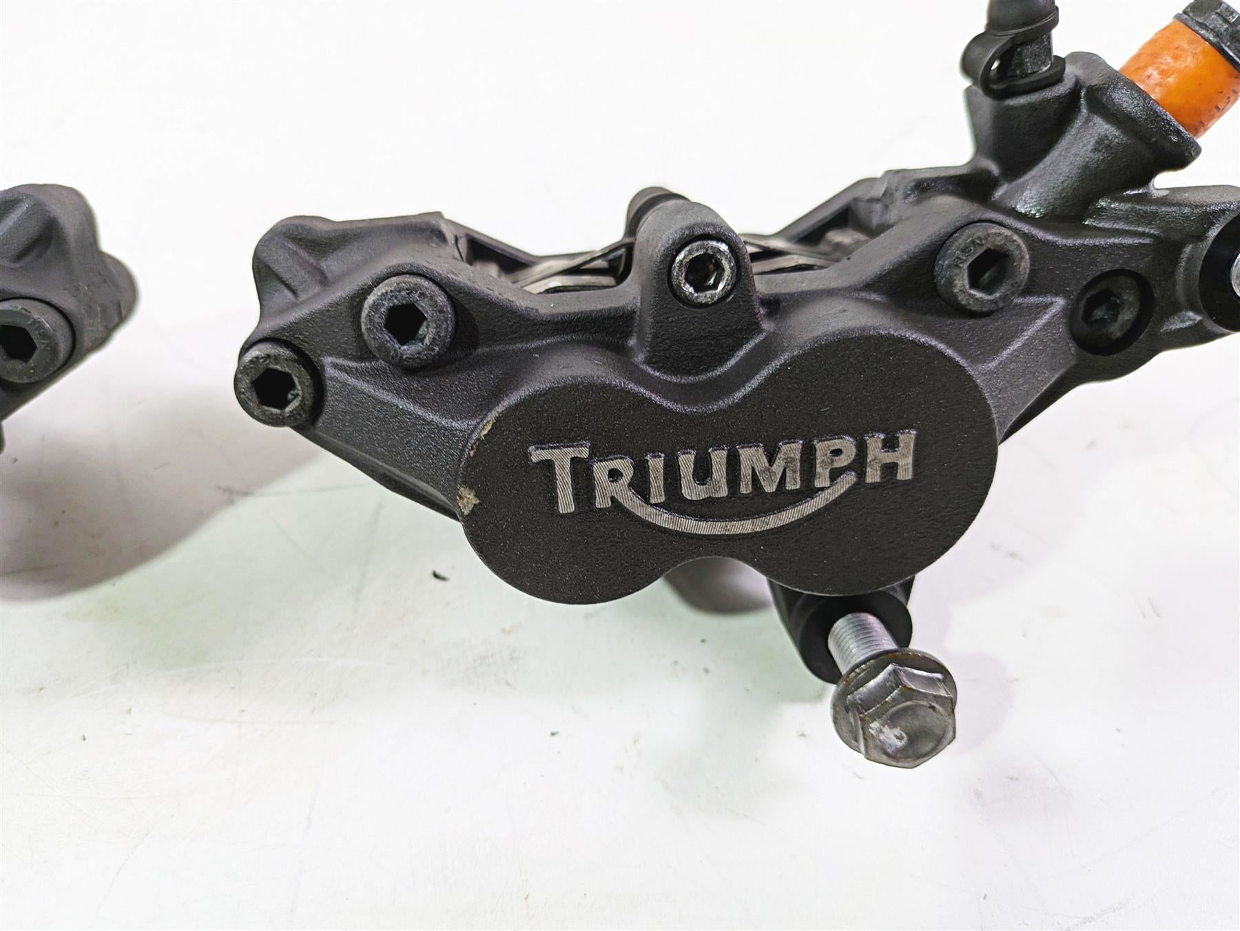 2013 Triumph Tiger 1215 Explorer Front Brake Caliper Abs Set T2020955 T2020965 {{ shop.shopifyCountryName }} - Mototech271