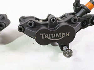 2013 Triumph Tiger 1215 Explorer Front Brake Caliper Abs Set T2020955 T2020965