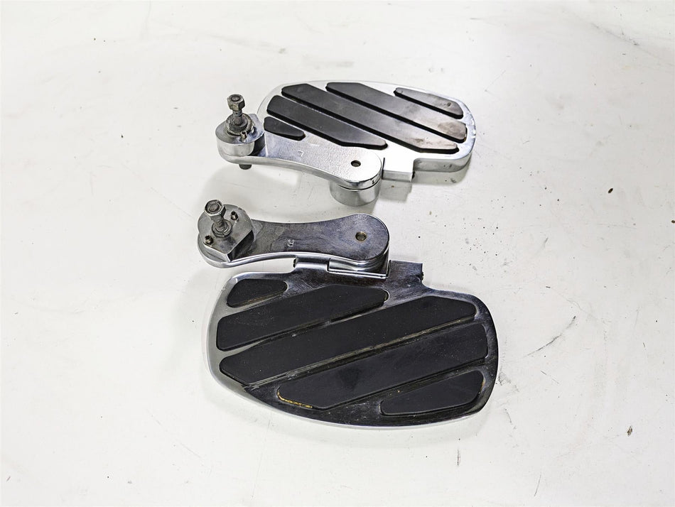 2006 Triumph Rocket 3 Pillion Rivco Passenger Floorboards & Extensions TR3005 {{ shop.shopifyCountryName }} - Mototech271