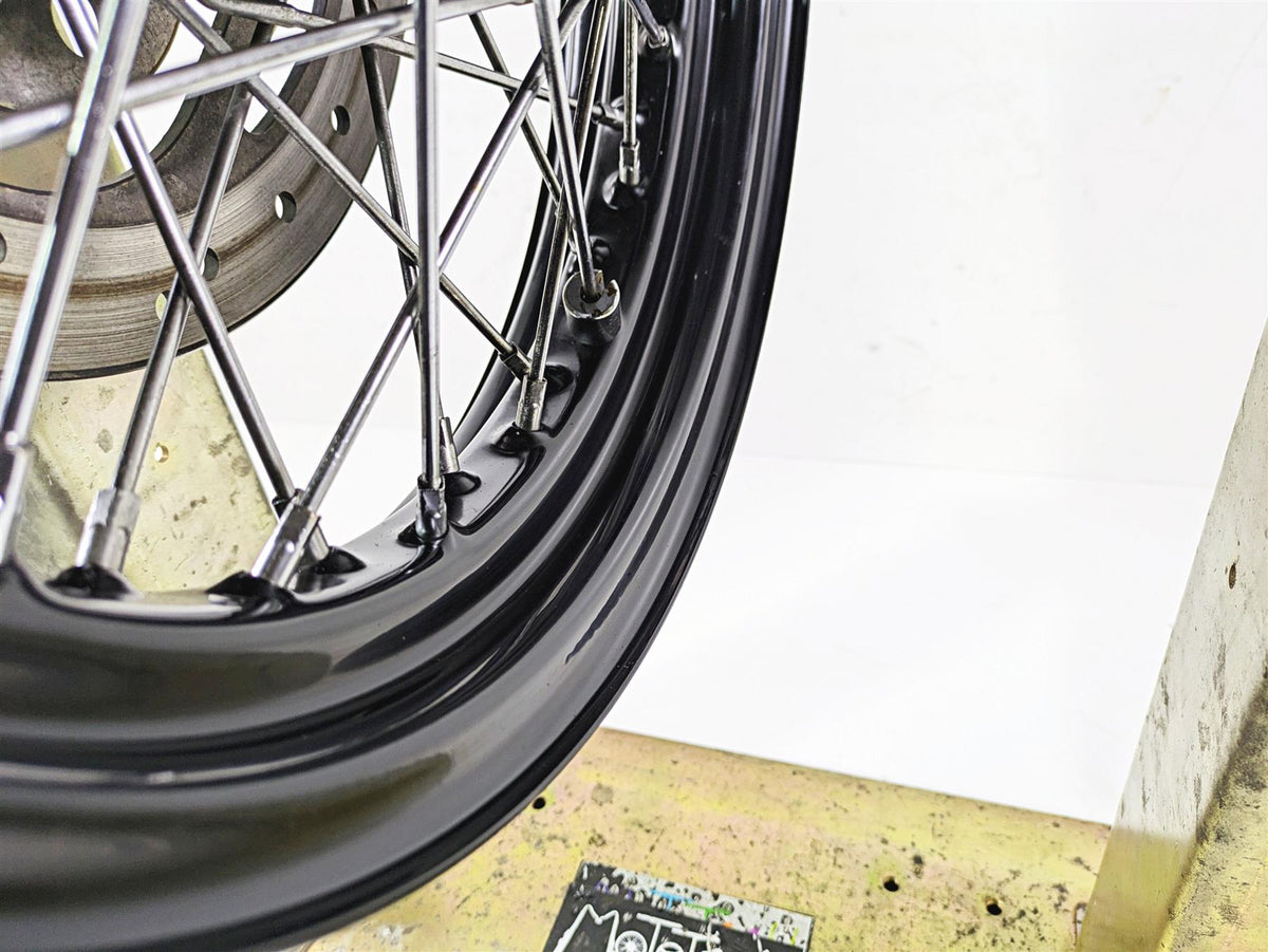 2014 Harley FLS Softail Slim Straight 16x3 Front Wheel Rim & Rotor 55107-12 {{ shop.shopifyCountryName }} - Mototech271
