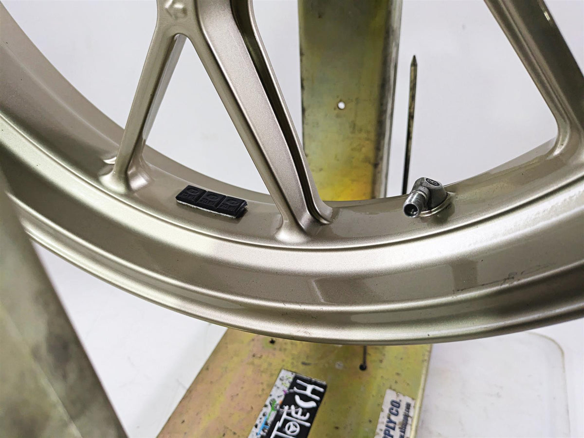 2009 Ducati Monster 1100 S Front Wheel Rim Marchesini Gold 17x3.5 50121301AG {{ shop.shopifyCountryName }} - Mototech271