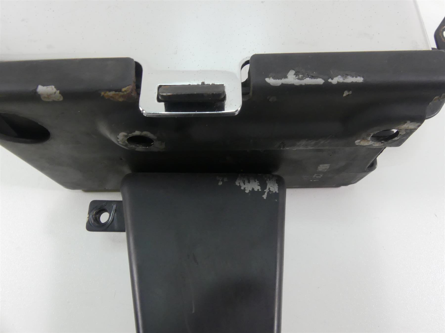 2002 Triumph Bonneville America Battery Box & Chrome Cover Lid Holder A9750011 {{ shop.shopifyCountryName }} - Mototech271