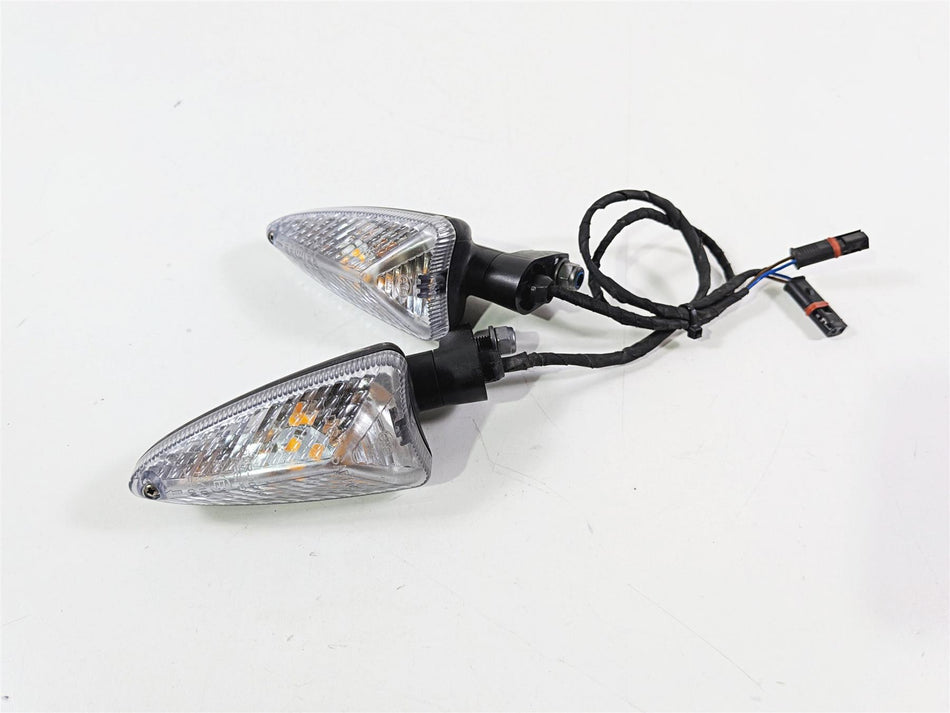 2016 BMW S1000XR K49 Oem Front Blinker Turn Signal Set 63138534352