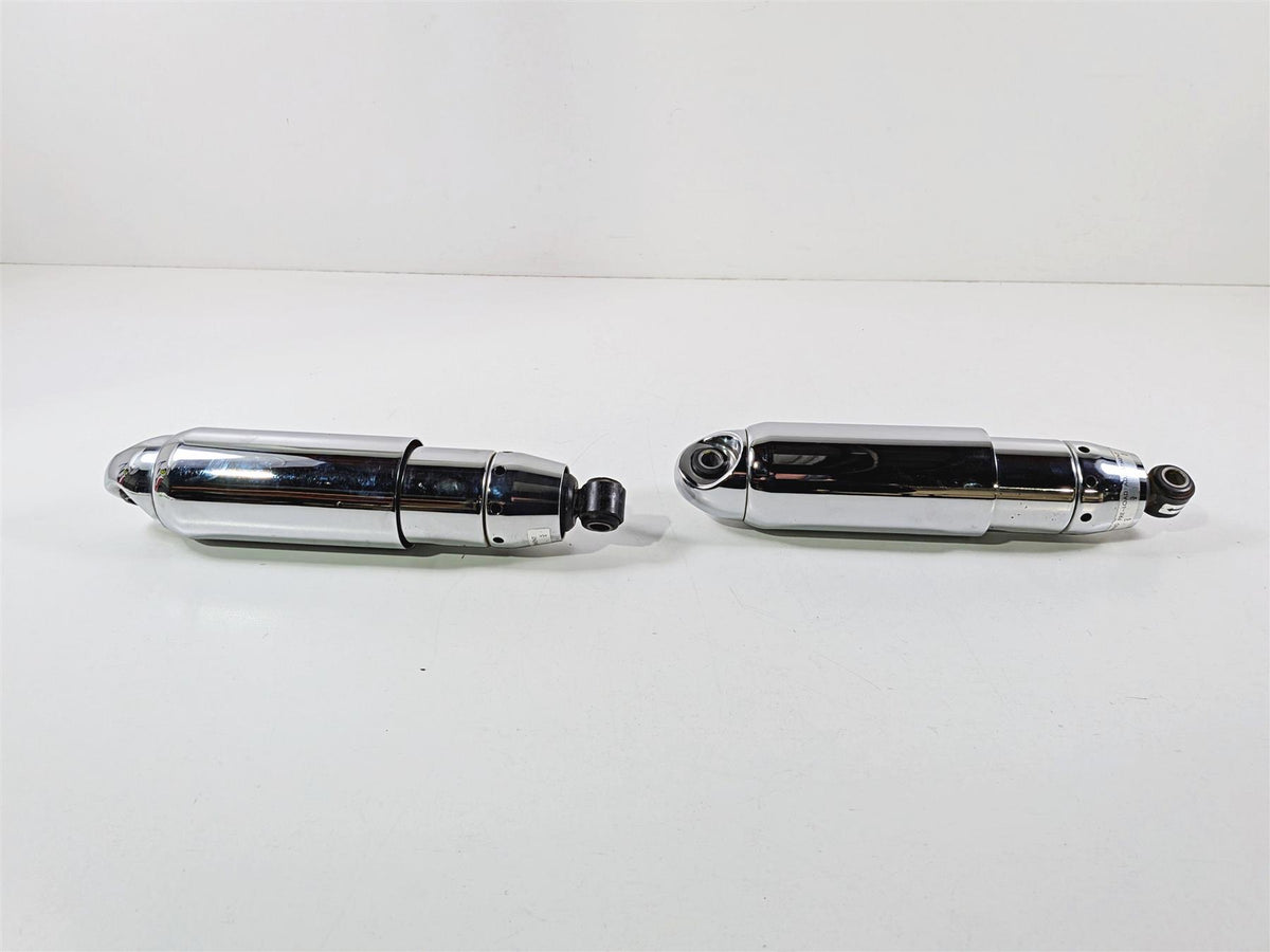 2011 Harley FXDF Dyna Fat Bob Rear Chrome Shock Damper Set 13.5" 54537-08A {{ shop.shopifyCountryName }} - Mototech271
