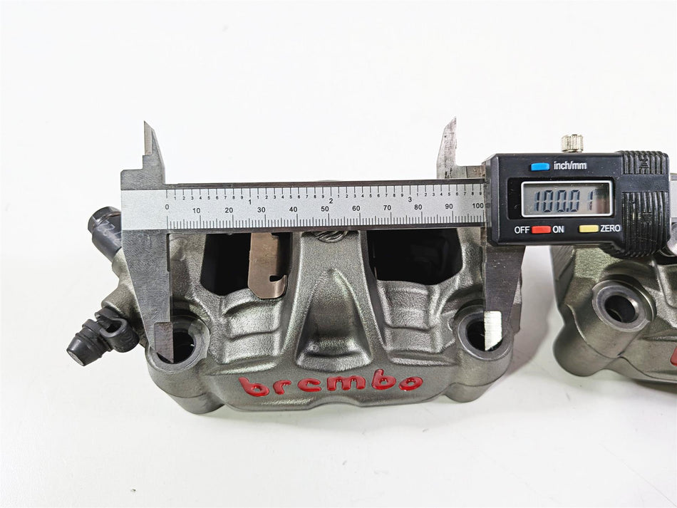 2018 KTM 1290 Super Duke R 100mm Brembo Front Brake Caliper Set 6131301510158-Mototech271