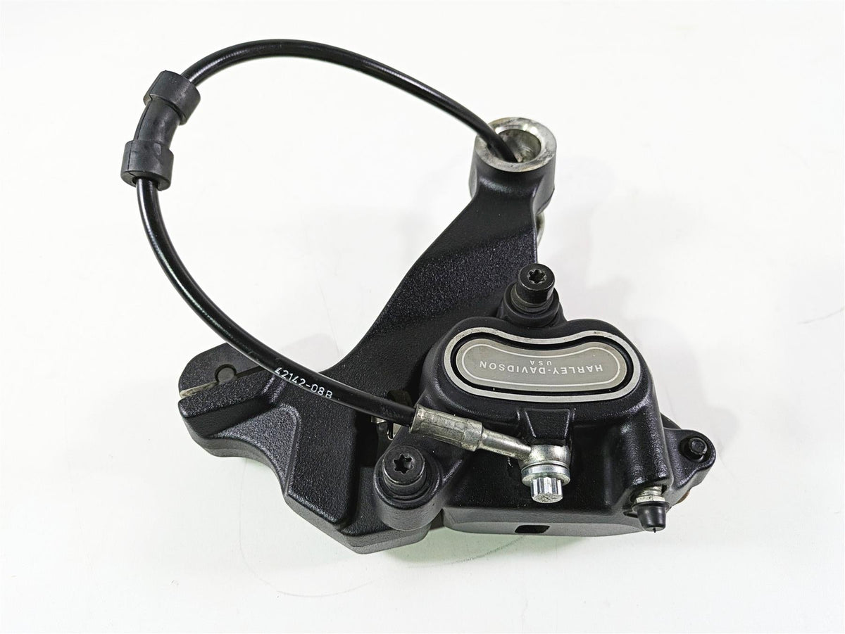 2014 Harley FXDL Dyna Low Rider Rear Brake Caliper + Bracket Line 25mm 40908-08 {{ shop.shopifyCountryName }} - Mototech271