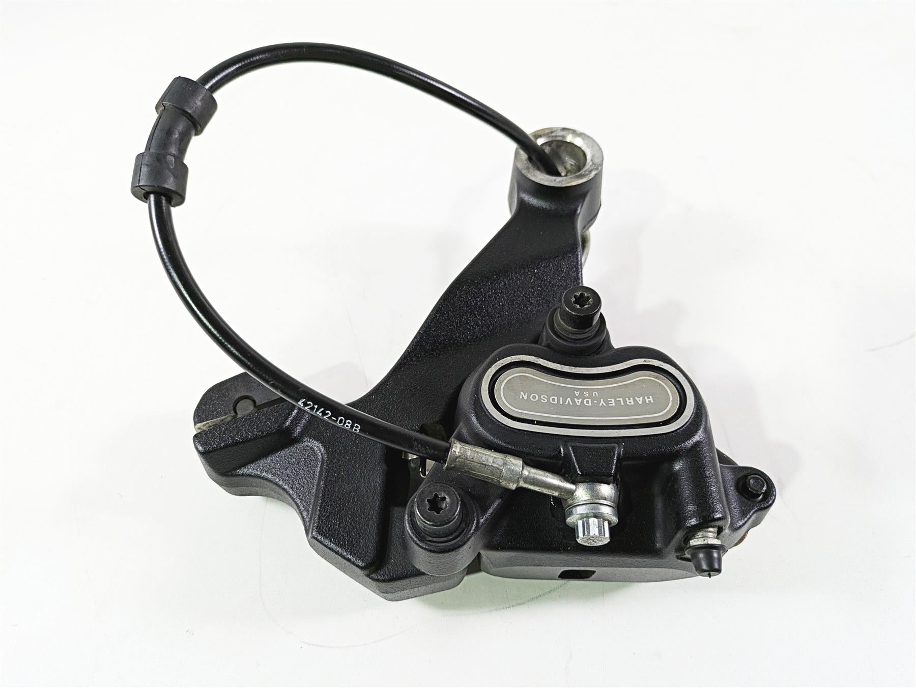 2014 Harley FXDL Dyna Low Rider Rear Brake Caliper + Bracket Line 25mm 40908-08 {{ shop.shopifyCountryName }} - Mototech271
