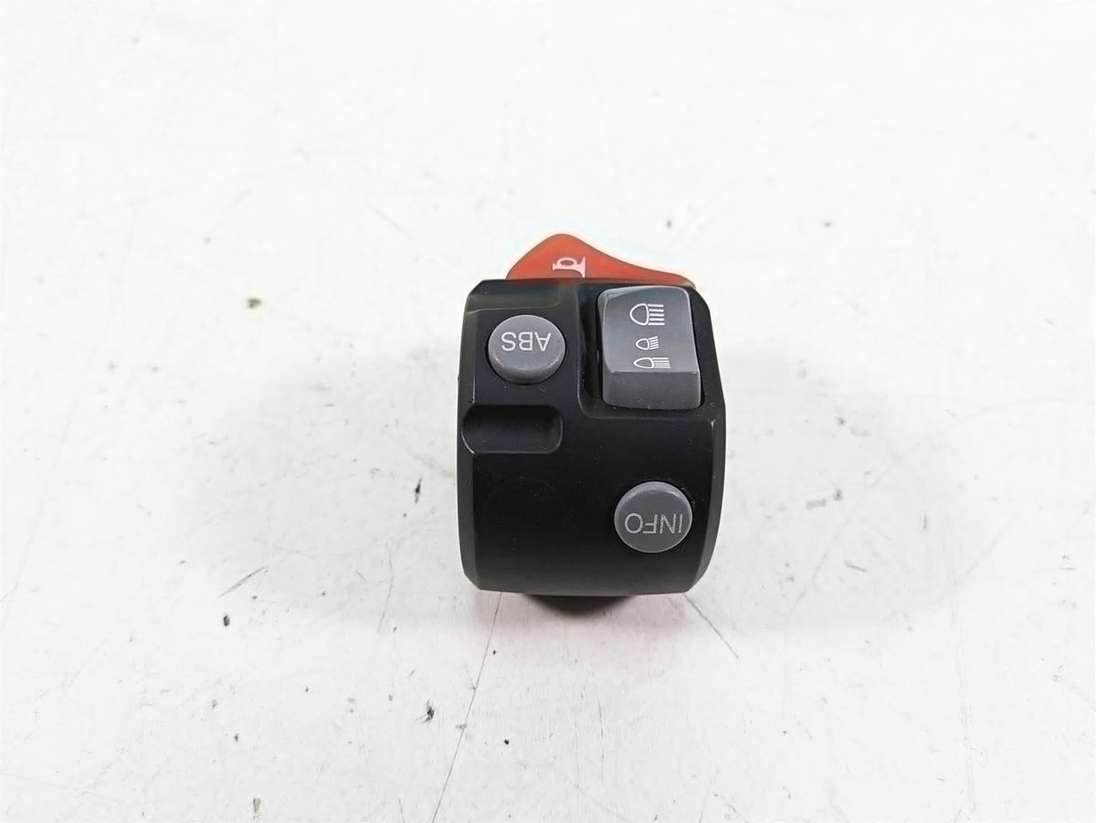 2007 BMW R1200GS K255 Adv Left Hand Abs Info Lights Control Switch 61317704615 {{ shop.shopifyCountryName }} - Mototech271