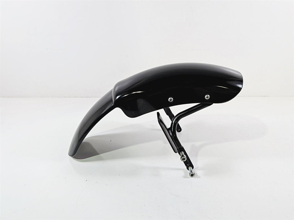 2012 Harley VRSCF Muscle V-Rod Vivid Black Front Fender & Bracket 59024-09-Mototech271