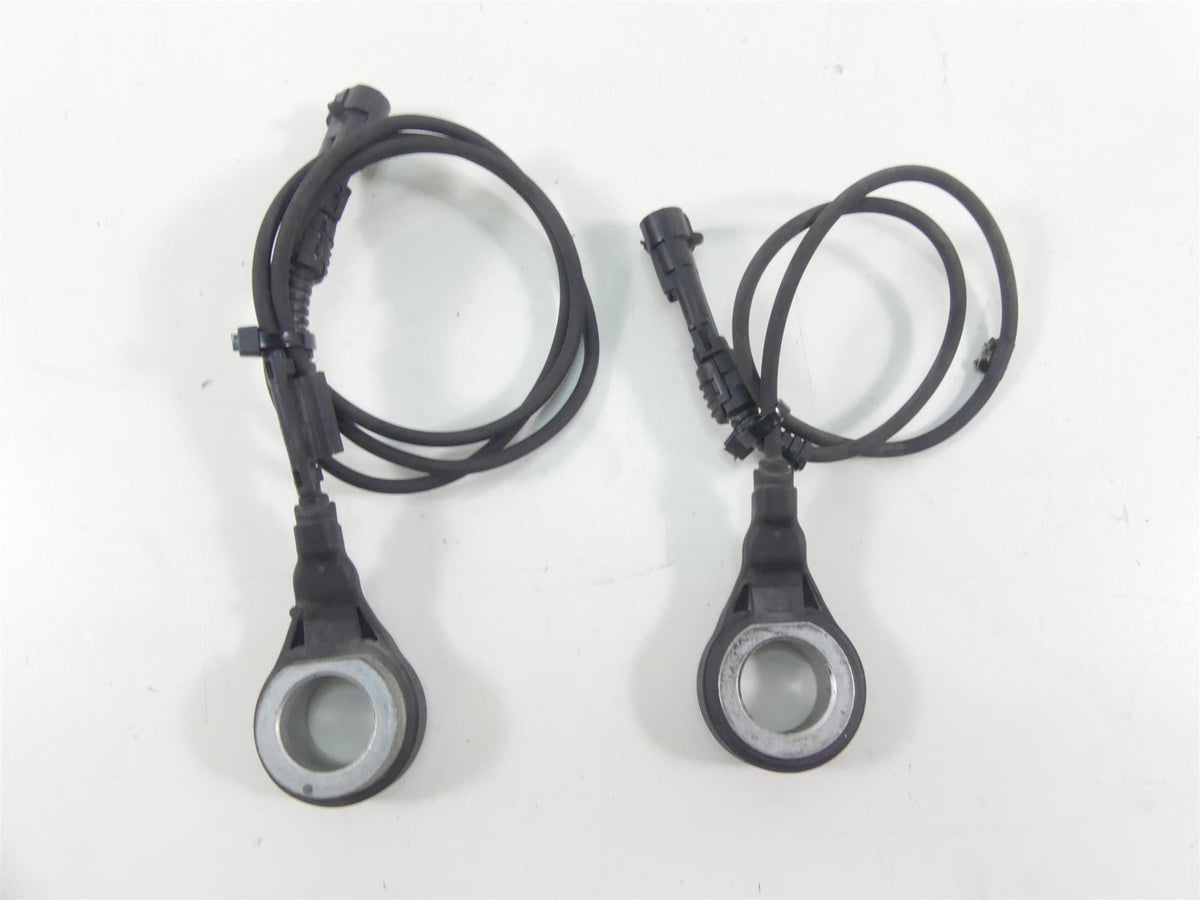 2014 Harley Touring FLHTK Electra Glide Abs Brake Wheel Speed Sensors 40615-08 {{ shop.shopifyCountryName }} - Mototech271