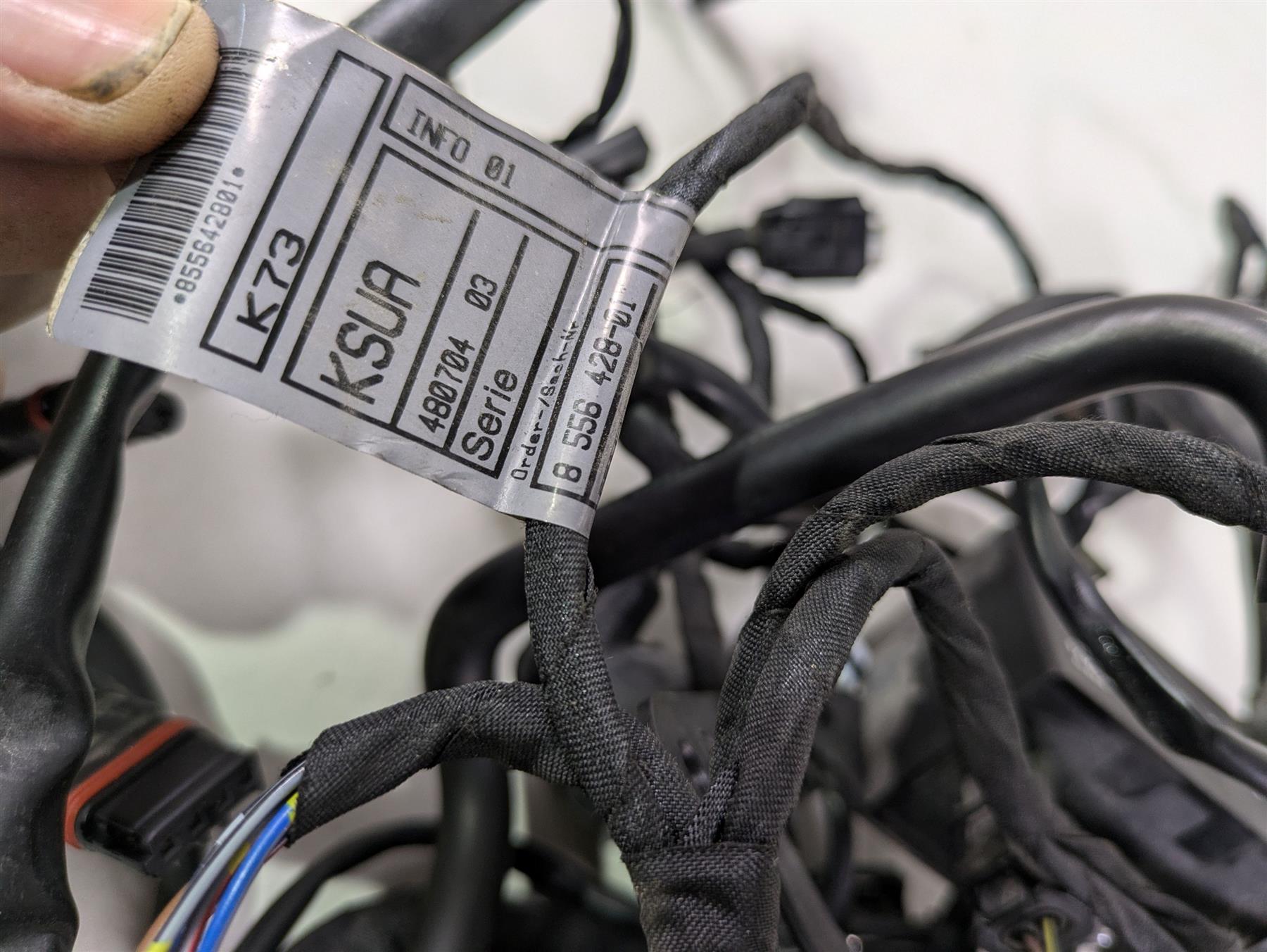 2016 BMW F800R K73 Wiring Harness Loom & Engine Wiring -No ESA 61118556428 {{ shop.shopifyCountryName }} - Mototech271