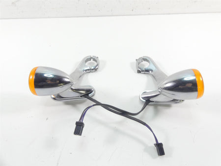 2013 Harley Touring FLTRX Road Glide Front Blinker Turn Signal Set 69272-05 {{ shop.shopifyCountryName }} - Mototech271